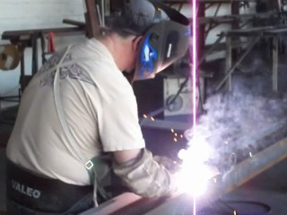 Harvey welding beam